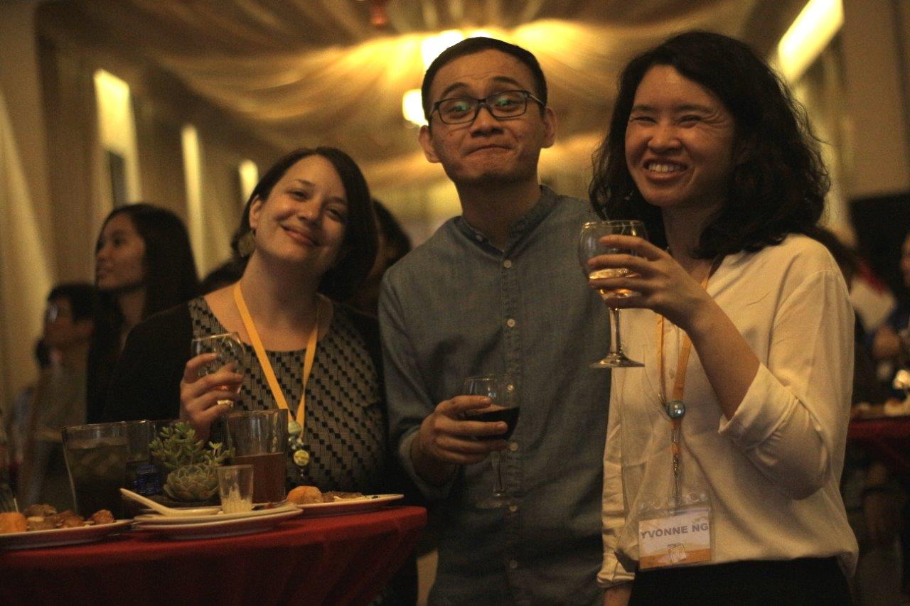 Marie Lascu (MIAP '12), Benedict ‘bono’ Salazar Olgado (MIAP '12), and Yvonne Ng (MIAP '08).